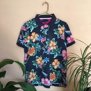 Tommy Hilfiger. Small. Floral collard shirt.